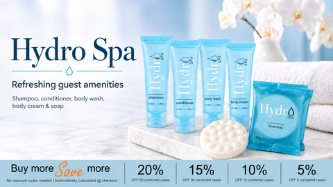 Hotel Supplies Canada Hydro Spa - Branded Amenities by Custom Amenities Inc.