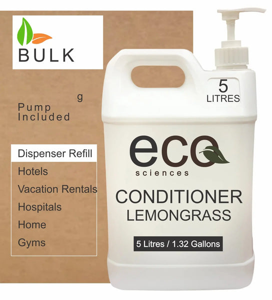 Bulk Conditioner Canada ECO 5 litres 1 per case Hotel Supplies Canada by Custom Amenities Inc
