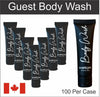 Hotel Sized Body Wash AMBR 100 pack Vacation Rental Supplies Canada